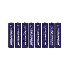 EZB103 Esperanza alkaliska batterier aa 8-pack blister | HandlaSmidigt.se