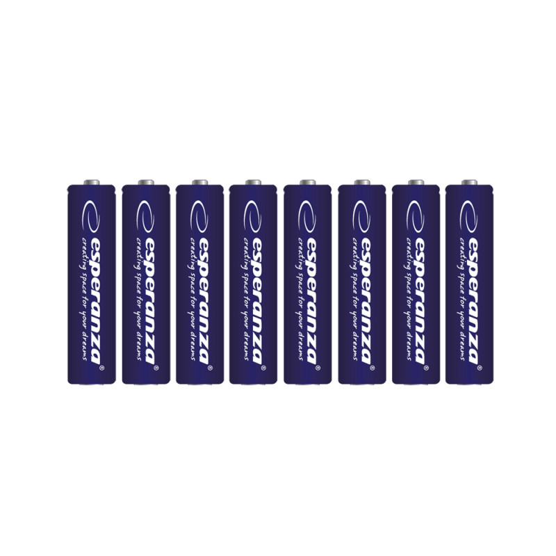 EZB103 Esperanza alkaliska batterier aa 8-pack blister