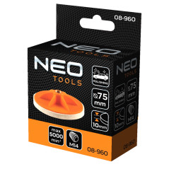 Filtpolerskiva 75 x 10 mm, M14