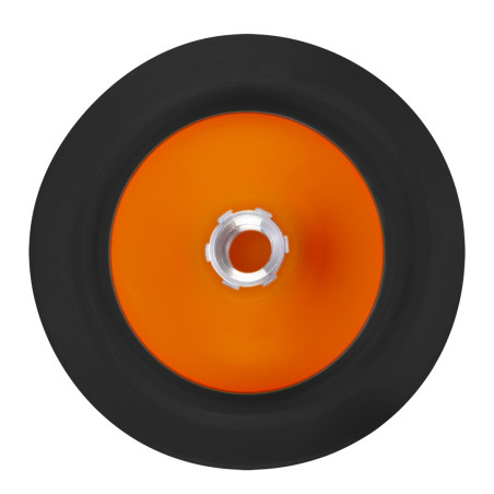 Fäste för 125 mm poleringsdynor till 130 x 150 mm, med kardborreband.