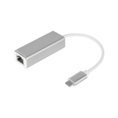 Adapterkort USB typ C - RJ45 LAN gigabit 10/100/1000 Mb Kruger&Matz