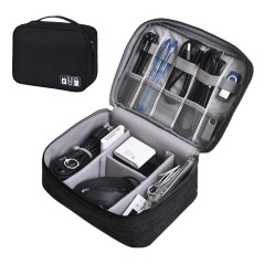 TR12B Kabelväska fodral svart