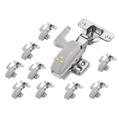 ZD23F LED-lampa på skåpsgångjärn 10 stycken.