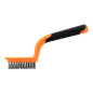Stålborste, rostfritt stål, 5x11 rader