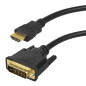 Kabel DVI-HDMI Maclean, v1.4, 2m, MCTV-717