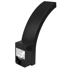 LED-lampa med rörelsesensor från Maclean, PIR-sensor, svart färg, 10W, IP54, 750lm, neutral vit färgtemperatur (4000K) MCE244…