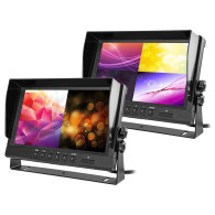 Bilskärmsmonitor LCD 9 tum tum AHD 4-stift med inspelningsfunktion 12V 24V