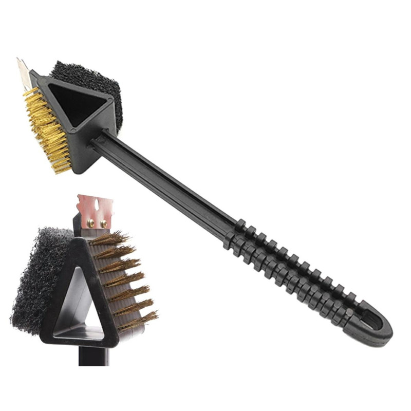 AG705 Grillrostskrapa 3-i-1