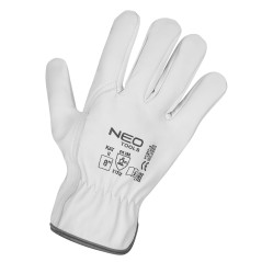 Arbetshandskar, 2121X, getskinn, storlek 8', CE