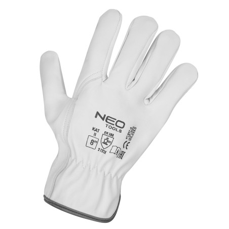 Arbetshandskar, 2121X, getskinn, storlek 9', CE