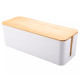 AG381E Organizer na kable listwy biały