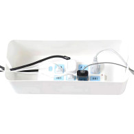 AG381E Organizer na kable listwy biały