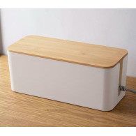 AG381E Organizer na kable listwy biały