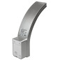 LED fasadbelysning Maclean, 800lm, IP54, 10W, naturligt vitt ljus (4000K), silverfärgad, MCE343 S