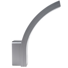 LED fasadbelysning Maclean, 800lm, IP54, 10W, naturligt vitt ljus (4000K), silverfärgad, MCE343 S | HandlaSmidigt.se