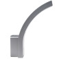 LED fasadbelysning Maclean, 800lm, IP54, 10W, naturligt vitt ljus (4000K), silverfärgad, MCE343 S