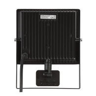 LED-strålkastare med rörelsesensor från Maclean, slim 50W, 4000lm, kallvit färgtemperatur (6000K), IP44, MCE650 CW PIR