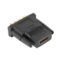 Adapterkontakt DVI (24+1) dual link - HDMI-kontakt