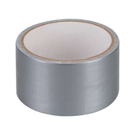 Självhäftande förstärkt reparationstejp REBEL (0,26 mm x 50 mm x 5 m) silver