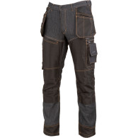 Svarta jeans med förstärkningar, 'l', ce, lahti
