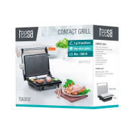 Panini grill, smörgåsgrill, 1500W