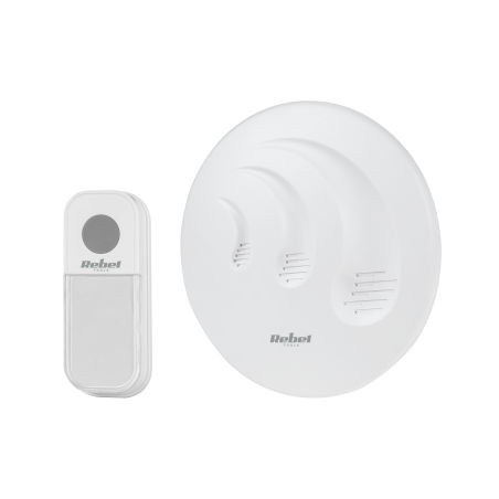 Trådlös dörrklocka Rebel - rund