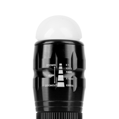 Handhållen ficklampa 5W Rebel (zoom) i fodral