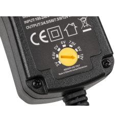 Switchad stabiliserad strömförsörjning med justering Rebel 12V 1500mA