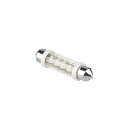 Bilampa LED 12V 10*42-8LED Sv8,5 vit