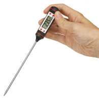 Termometer/matprobsprobe, GreenBlue, sondlängd 15 cm, temperaturområde -50 °C till +300 °C, noggrannhet 0,1 °C, GB178