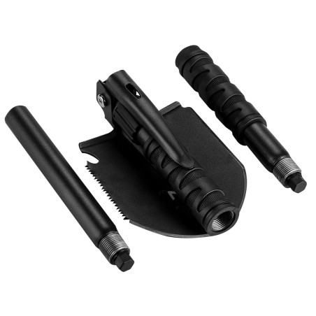 Multifunktionell överlevnadsspade 8 i 1