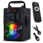 Högtalare med Bluetooth AudioCore, FM-radio, SD/MMC-kortplats, AUX, USB, fjärrkontroll, AC730