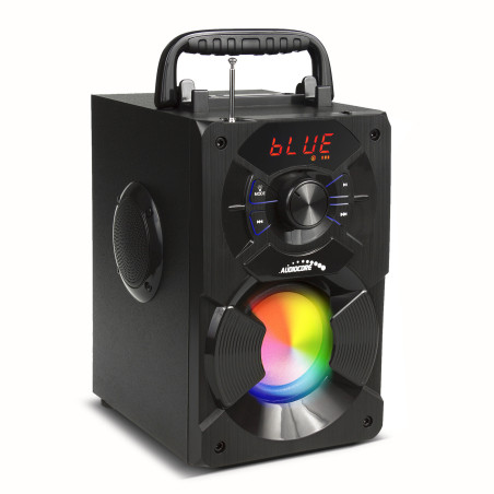 Högtalare med Bluetooth AudioCore, FM-radio, SD/MMC-kortplats, AUX, USB, fjärrkontroll, AC730