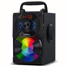 Högtalare med Bluetooth AudioCore, FM-radio, SD/MMC-kortplats, AUX, USB, fjärrkontroll, AC730 | HandlaSmidigt.se