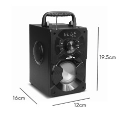 Högtalare med Bluetooth AudioCore, FM-radio, SD/MMC-kortplats, AUX, USB, fjärrkontroll, AC730 | HandlaSmidigt.se
