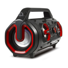 Högtalare Audiocore Bazooka, bärbar, bluetooth 5.0, FM-radio, micro-SD-kort, IPX4, 2000mAh, AC875 | HandlaSmidigt.se