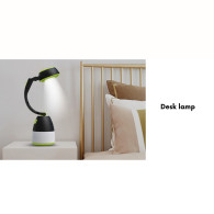 LED-lampa 3w1 från Maclean, för camping, skrivbord och ficklampa, 1W, 60-200lm, kallt vitt ljus 6000K, drivs av 3xAA 1,5V, MCE29