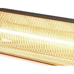 Industriell strålningsvärmare för utomhusbruk