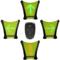 Plecak z sygnalizatorem LED Maclean, z pilotem, MCE420 baterie Lithum 3.7V 500mAh, 2xCR2032, wodoodporność: pilot IPx5, plecak I