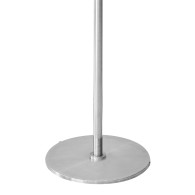 Strålvärmare stående 1000W/2000W, aluminium, IP34, halogenlampa värmeelement, höjd 2,1 m, utan fjärrkontroll.