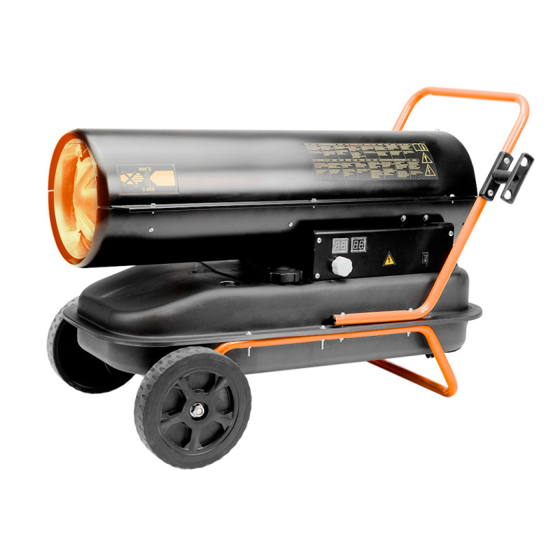 Oljevärmare 30 kW, tank 38 liter, hjul