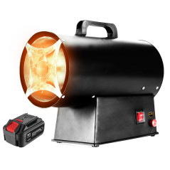 Gasvärmare 30 kW, batteridriven version 18V, utan batteri