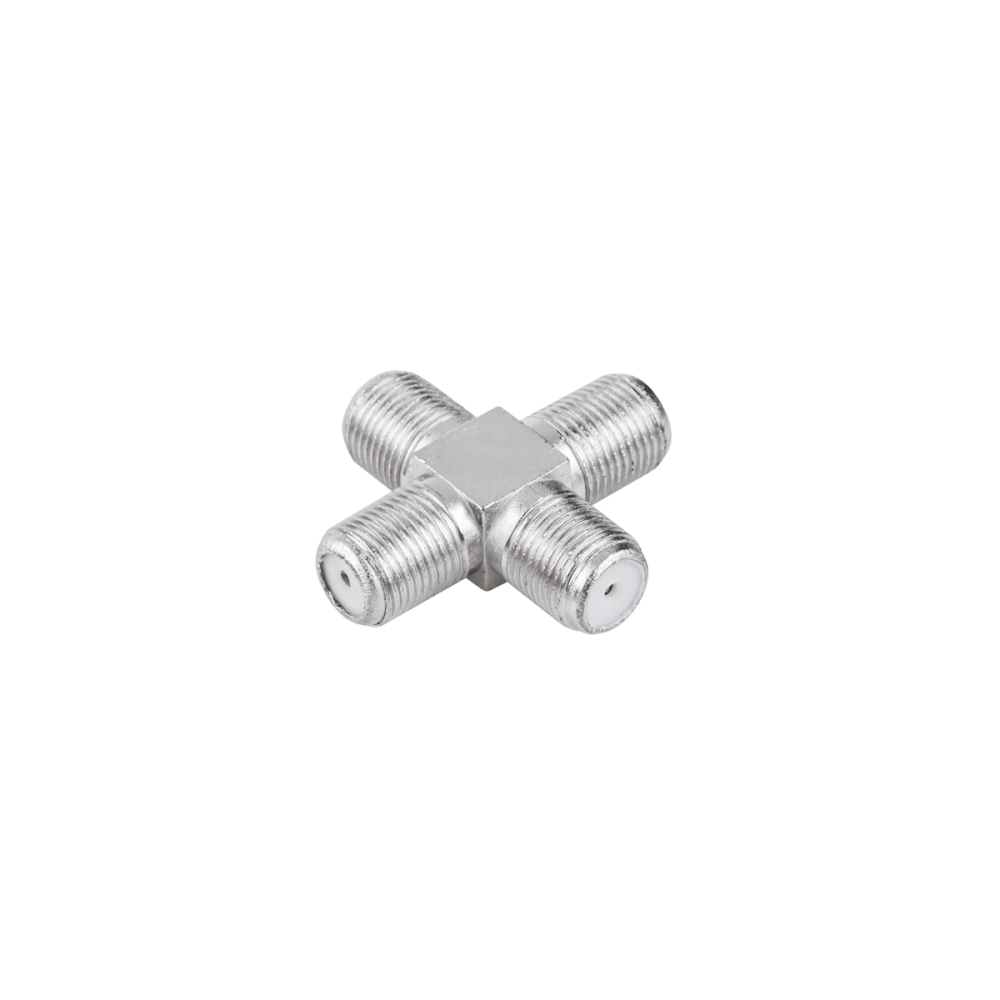 Złącze czwórnik "F" 4GN metal