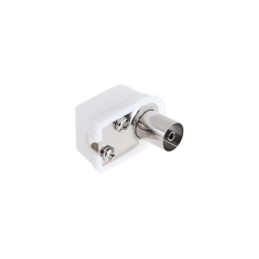 TV-antennuttag med vinklad kabelanslutning, liten, från Cabletech