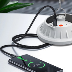 ZD13A Solcellscampinglampa med 60 LED-lampor