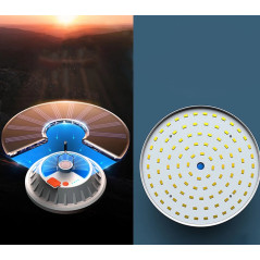 ZD13A Solcellscampinglampa med 60 LED-lampor