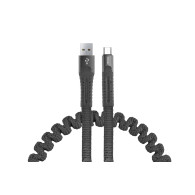 USB-mikro-USB-spiralkabel 1,2 m UC-12 AMIO-02529