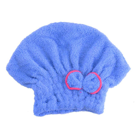 BQ22A Hårhandduk för att torka håret blå