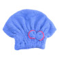 BQ22A Hårhandduk för att torka håret blå