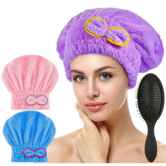 BQ22B Hårhandduk i rosa